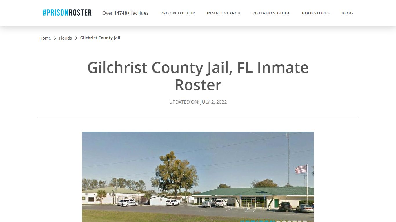 Gilchrist County Jail, FL Inmate Roster - Inmate Locator