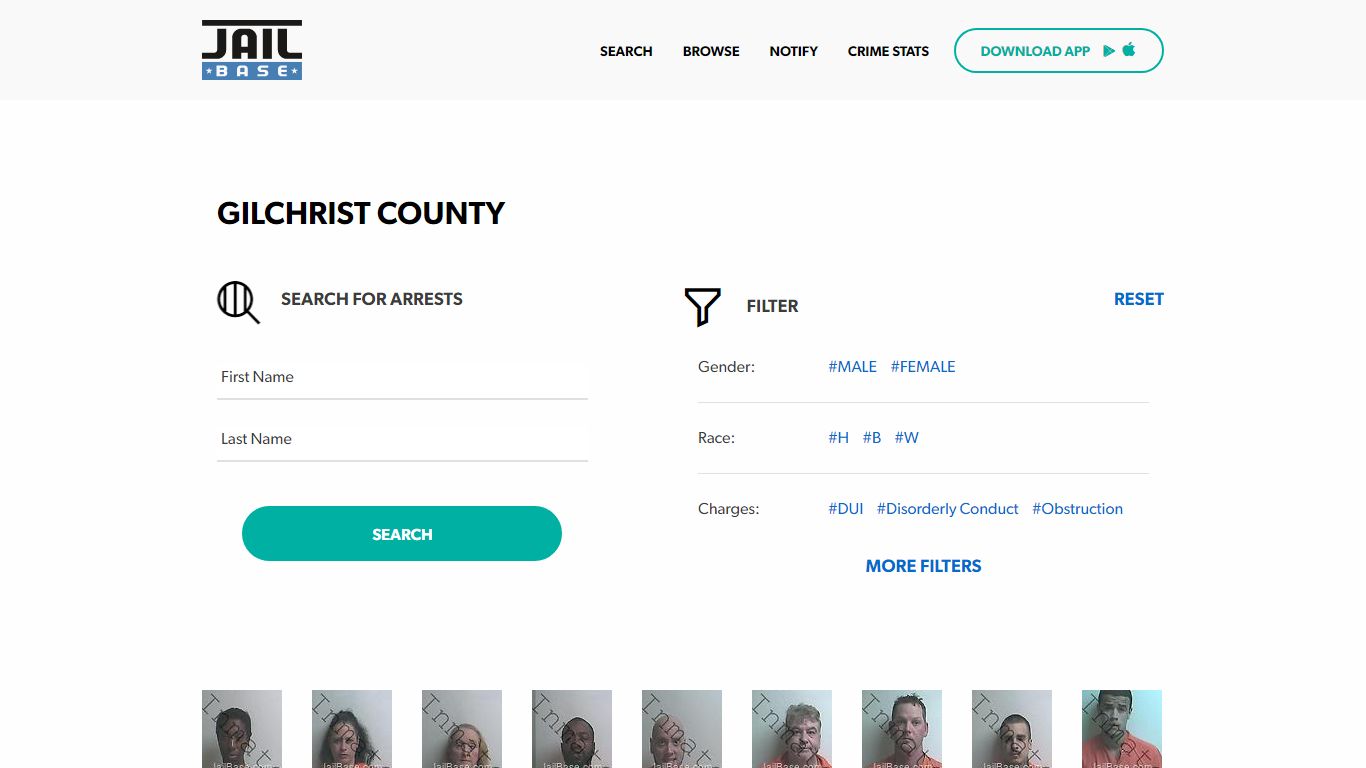 Gilchrist County Jail Inmate Search and Mugshots | JailBase